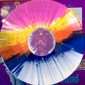 Weird German comp of CBS records artists from the late 60's on this insane colored vinyl.  Bought from Randy's Records